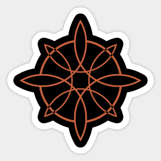 Celtic Style Knot Sticker by Wearable Designs